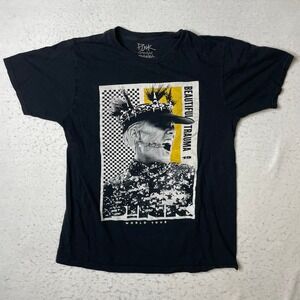 P!nk Beautiful Trauma World Tour T-Shirt Unisex Large Black Graphic Tee 2019
